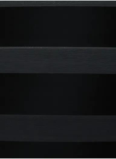 200x180cm Easy Control Waterproof Blackout Polyester Fabric Roller Blinds, Sheer Or Privacy Light Control - Black