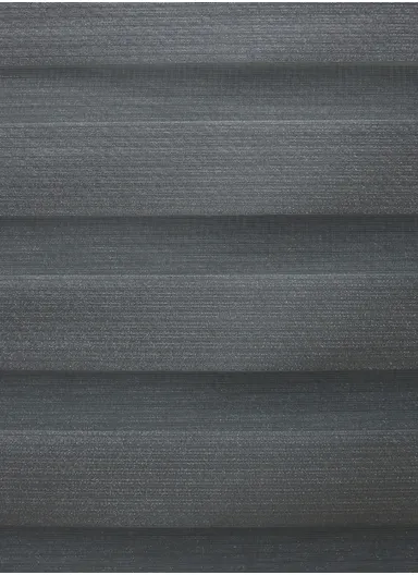 180x180cm Easy Control Blackout Gold &amp; Silver Inlaid Silk Blinds Polyester Fabric, Sheer Or Privacy Light Control - Grey