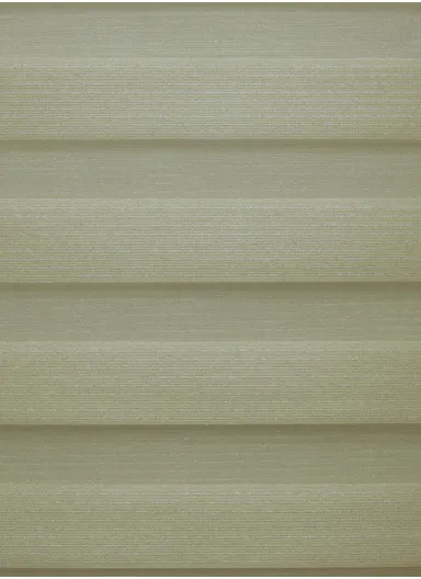 200x180cm Easy Control Blackout Gold &amp; Silver Inlaid Silk Blinds Polyester Fabric, Sheer Or Privacy Light Control - Beige