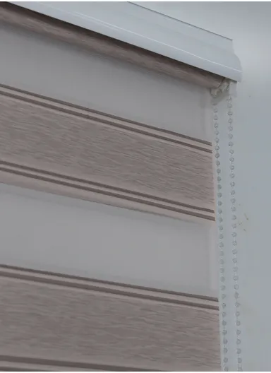 150x180cm Blackout Four-fold Auspicious Cloud Blinds Polyester Fabric, Light Filtering Roller Shades - Beige