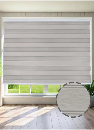 180x180cm Blackout Four-fold Auspicious Cloud Blinds Polyester Fabric, Light Filtering Roller Shades - Beige