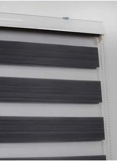 150x180cm Crease-Free Blackout Polyester Fabric Roller Plain Blinds, Light Filtering Roller Shades - Dark Grey