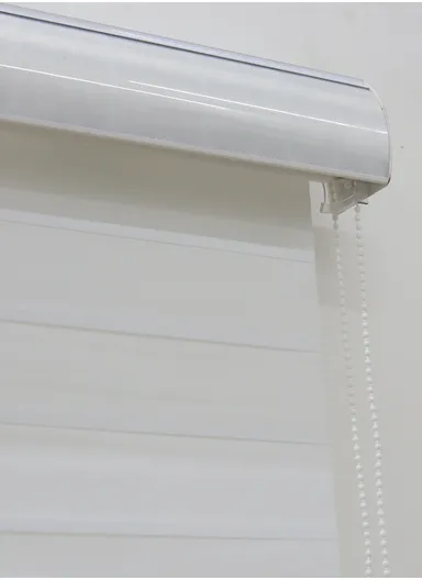 200x180cm Window Roller Shades Sheer Shades Light Filtering Room Darkening Polyester Fabric Roller Blinds UV Protection Light Control For Day &amp; Night - White