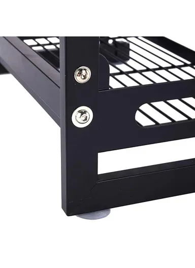 3-Layer Iron Spice Rack With Knives, Cutlery, Chopping Board &amp; Utensil Holder (W37.6 x D23.4 x H60)cm