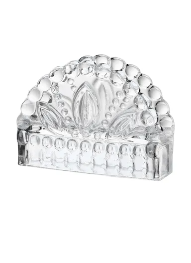 Meri Glass Napkin Holder 12.5x4x9 cm Transparent
