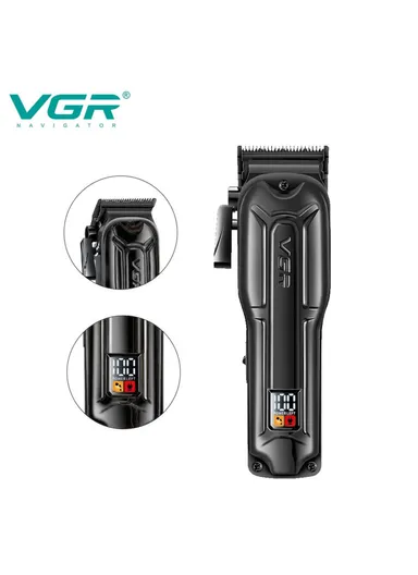 2500mAh Professional Hair Clipper with 4 Attachments (3,6,9,12)mm, Cleaning Brush, Lubricating Oil &amp; USB Charging Cable V-138