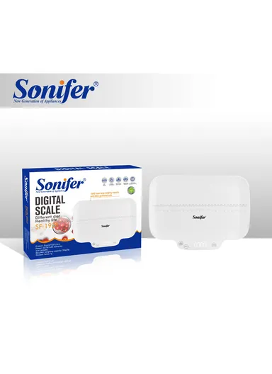 15Kg/1g Digital LCD Display Electronic Kitchen Scale With 30cm Graduated Scale Touch Keys SF-1929 - (L32 x W23 x T2.5)cm