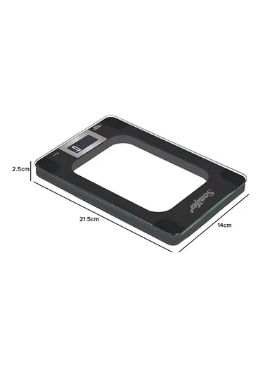 5Kg/3g LCD Display Digital Electronic Kitchen Scale With Sensitive Button, Overload &amp; Low Battery Indicator SF-1928 - (L21.5 x W14 x T2.5)cm