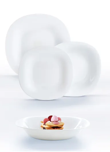 18pcs Luminarc Neo Carine Set For Dinner N2184- White