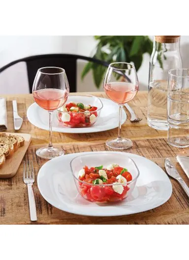 18pcs Luminarc Neo Carine Set For Dinner N2184- White