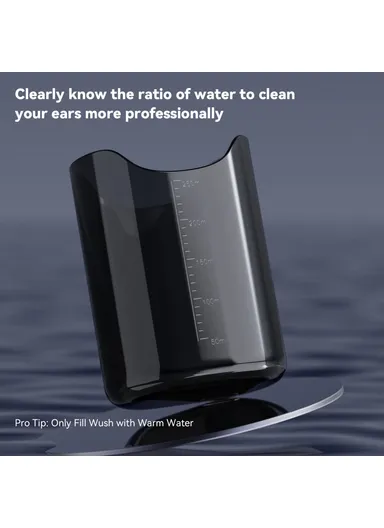 250ml Portable Electric Ear Wax Removal Device IP67 Waterproof Ear Washer Cleaning Tool W60