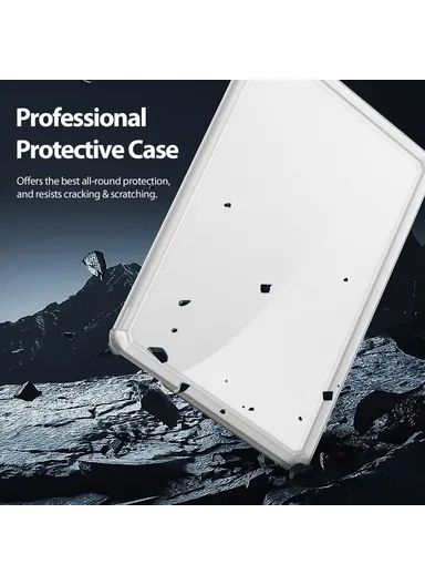15" MacBook Case, Compatible with MacBook Air (2023/2024), Full Protection Glossy Laptop Cover - Transparent