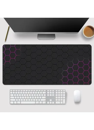 Anti-skid Large Mouse Pad Honeycomb Pattern Gaming Desktop Mat (L90 x W40 x T0.2)cm - Style 11