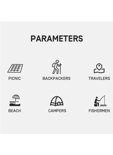 Adjustable Outdoor Inflatable Folding Seat Cushion 40D Nylon Camping Picnic Beach Chair GM-z01 (L102cm x W40)cm - Army Green