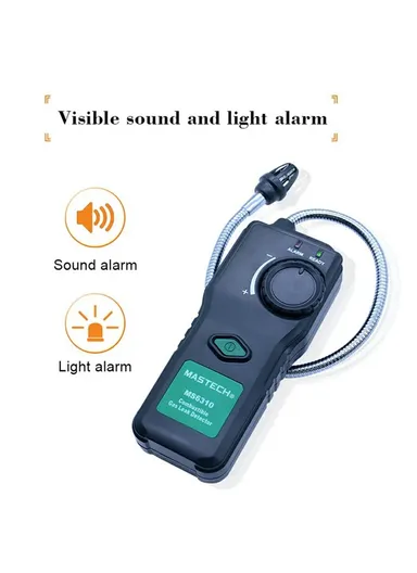 Gas Detector, Combustible Gas Leak Detector Meter Test for Natural Butane Paint Thinner Flammable Gas Analyzer