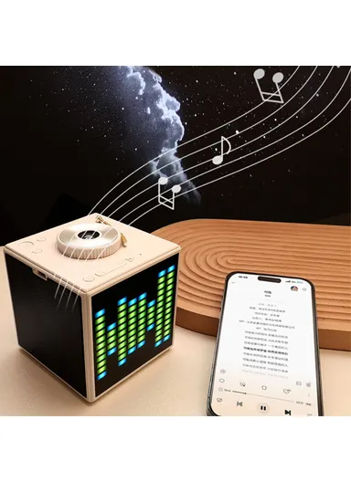 5200mAh Star Projector Night Light White Noise Bluetooth Speaker Sound Pickup Home Decor K-1206