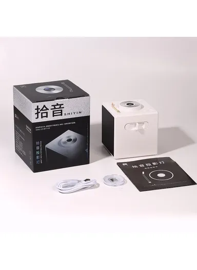 5200mAh Star Projector Night Light White Noise Bluetooth Speaker Sound Pickup Home Decor K-1206
