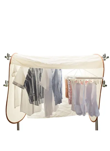 120x60x100cm Outdoor Clothes Drying Cover Dustproof Rainproof Clothes Hanging Cover 