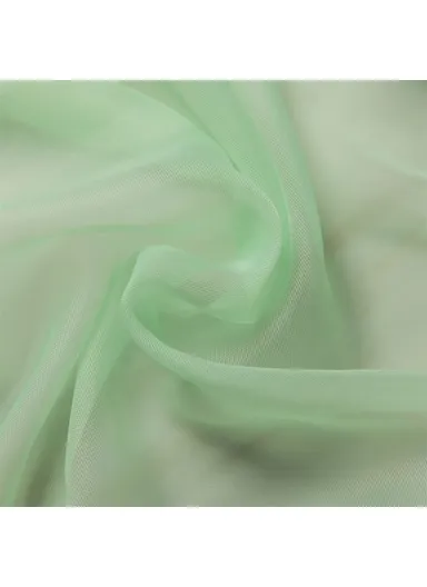 Polyester Sheer Curtain Solid Color Curtains for Bedroom, Living Room (W100 x H270)cm - Light Green