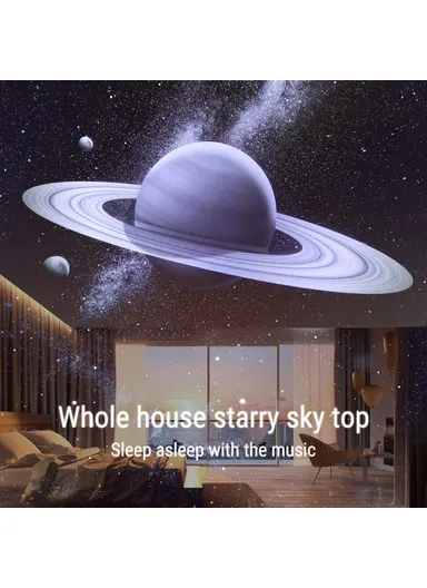 5200mAh Multi-functional Galaxy Star Projector White Noise Bluetooth Speaker K-1206 