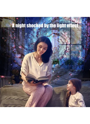 5200mAh Multi-functional Galaxy Star Projector White Noise Bluetooth Speaker K-1206 