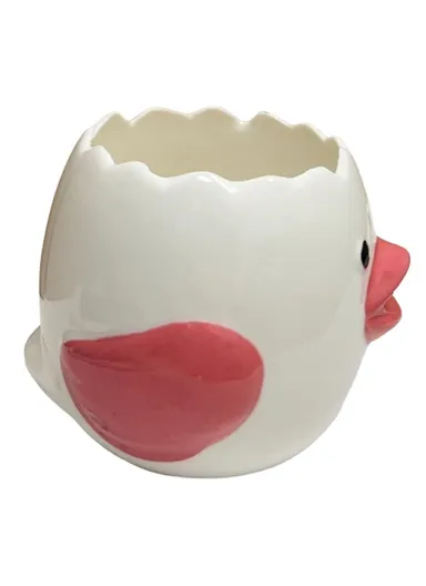 Cartoon Egg White &amp; Yolk Separator Ceramic Egg Divider Filter Kitchen Tool (No FDA, BPA-Free) - Pink