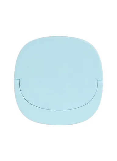 Travel Makeup Mirror Light Compact Portable Small Pocket Mirror Mini Handheld Makeup Lamp - Green