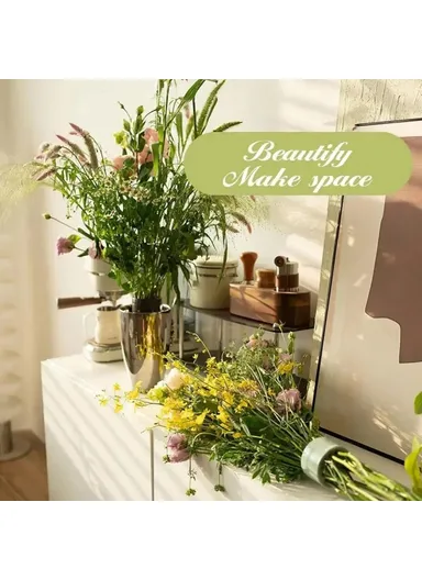 2PCS Plastic Spiral Ikebana Stem Holders Mother's Day Gifts for DIY Flower Arrangement - Grey