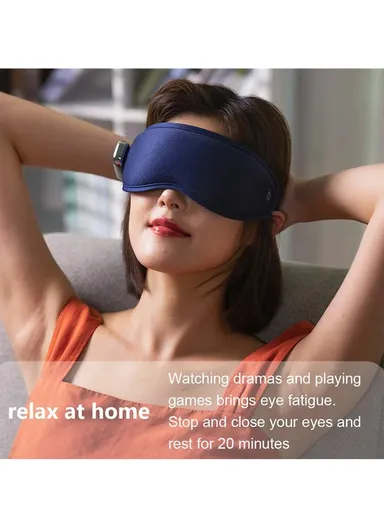 650mAh Multi-frequency Vibration Eye Massager Ice &amp; Hot Compress Eye Mask Y08 
