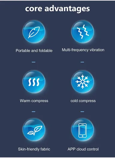 650mAh Multi-frequency Vibration Eye Massager Ice &amp; Hot Compress Eye Mask Y08 