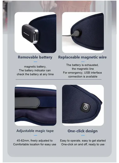 650mAh Multi-frequency Vibration Eye Massager Ice &amp; Hot Compress Eye Mask Y08 