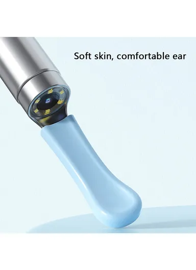 Earwax Remover WiFi Visual Otoscope with LED Lights Phone App Monitoring N3 PRO-B 