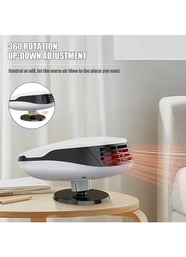 Multi-Function Car Mounted Heater Defogger / Defrost Car Hot Air Warmer Heating Fan 9710 