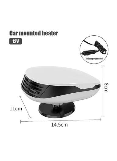 Multi-Function Car Mounted Heater Defogger / Defrost Car Hot Air Warmer Heating Fan 9710 
