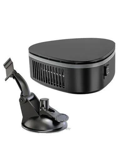 120W 12V 2-in-1 Heating / Cooling Fan Car Heater Portable Windshield Fast Car Warmer with Suction Holder, Standard Version 9739A 
