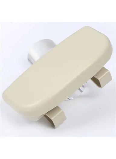 Glasses Holder Magnetic Car Sun Visor Glasses Case Organizer Glasses Storage Box (L17 x W8 x T9)cm - Beige