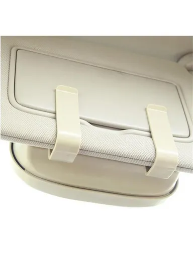 Glasses Holder Magnetic Car Sun Visor Glasses Case Organizer Glasses Storage Box (L17 x W8 x T9)cm - Black