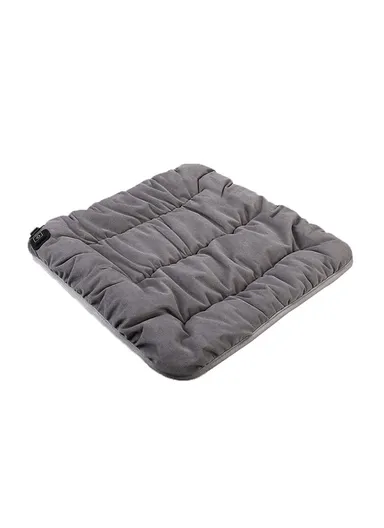 USB Winter Heating Seat Cushion Heater Pad Electric Warmer Car Seat Mat (L45 x W45 x H5)cm - Grey