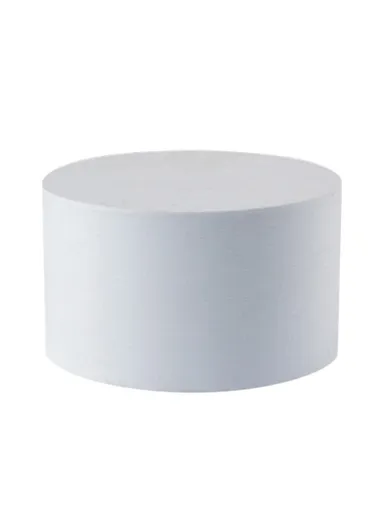 Cylinder Photography Prop Geometric Shape Shooting Background Table Ornament (L10 x W6)cm - White