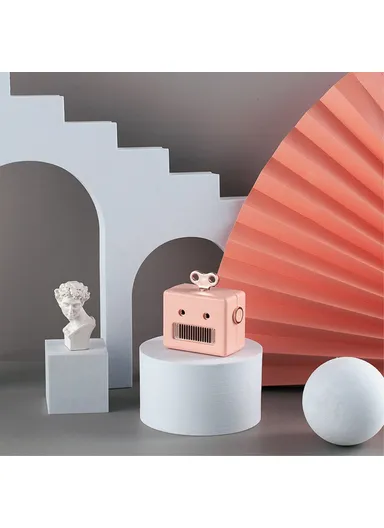 Cylinder Photography Prop Geometric Shape Shooting Background Table Ornament (L10 x W6)cm - White