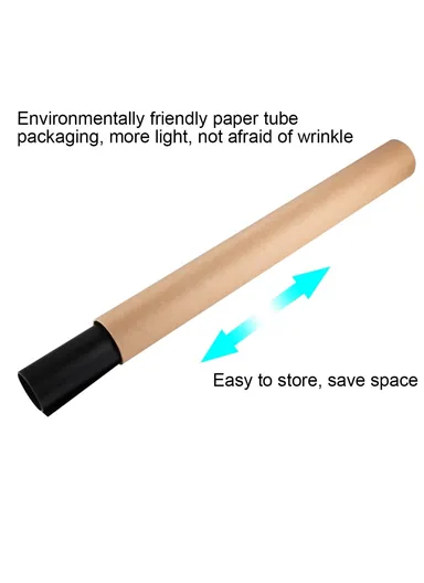 3-Pack PVC Matte Photography Backdrop Papers (L73.5 x W37.5)cm - White/Black/Yellow