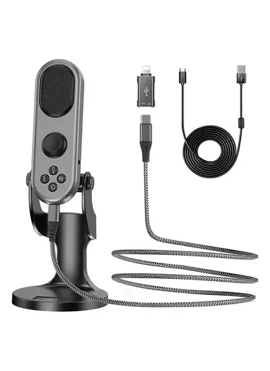 Noise Canceling USB Recording Studio Desktop Cardioid Microphone MC-PW7 