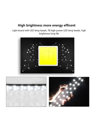 240W 5500K Photography Photo Studio Box 6 Light Strip Bars Photo Lighting Shooting Tent Kit PU210 - US Plug
