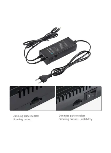 240W 5500K Photography Photo Studio Box 6 Light Strip Bars Photo Lighting Shooting Tent Kit PU210 - US Plug