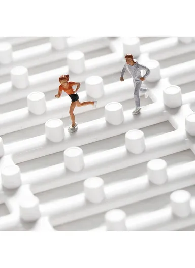 30x30cm 6Pcs Anti-slip Bathroom Carpet Kitchen Floor Mat Spa Bath Rug - Grey