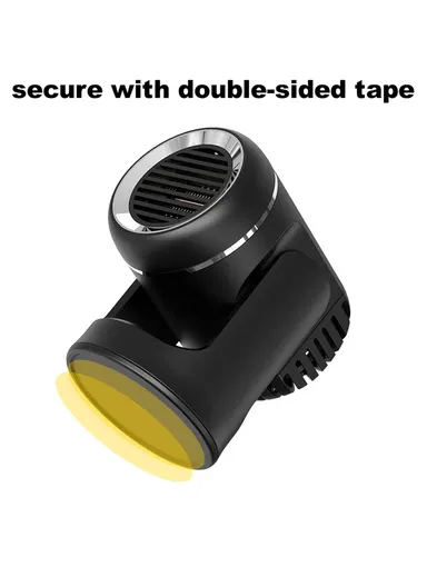 130W 12V Car Heater Fast Heating Windshield Defroster Demister Electric Fan Heater for Cars SUV Truck &amp; Trailer - White