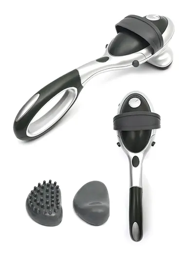 22W Powerful Infrared Body Massager With 2 Massage Heads, Detachable Handle &amp; Hand Strap For Shoulders Body Feet Neck Massage TK-2014 (L40 x W10.5 x H11.5)cm