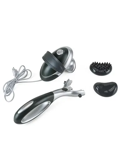 22W Powerful Infrared Body Massager With 2 Massage Heads, Detachable Handle &amp; Hand Strap For Shoulders Body Feet Neck Massage TK-2014 (L40 x W10.5 x H11.5)cm