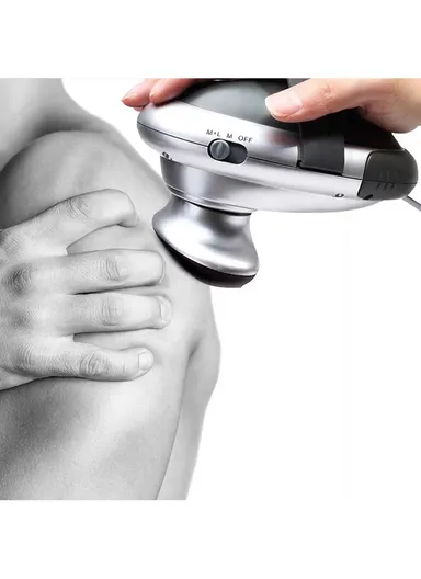 22W Powerful Infrared Body Massager With 2 Massage Heads, Detachable Handle &amp; Hand Strap For Shoulders Body Feet Neck Massage TK-2014 (L40 x W10.5 x H11.5)cm