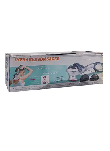 22W Powerful Infrared Body Massager With 2 Massage Heads, Detachable Handle &amp; Hand Strap For Shoulders Body Feet Neck Massage TK-2014 (L40 x W10.5 x H11.5)cm